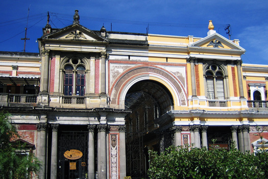 Pasaje Enríquez on Parque Centro América in Quezaltenango