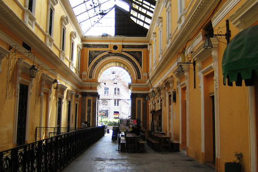 Inside Pasaje Enríquez, Quezaltenango