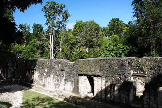 Grupo G, Tikal, possibly the palace quarters of Yik'in Chan K'awil