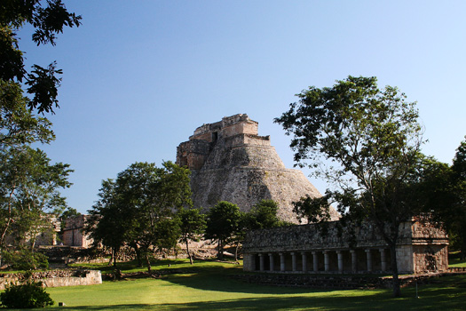 Looking north towards the Magician's House