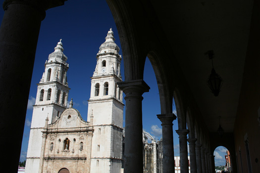 Catedral de Nuestra Señora de la Concepción on Parque Principal, Campeche